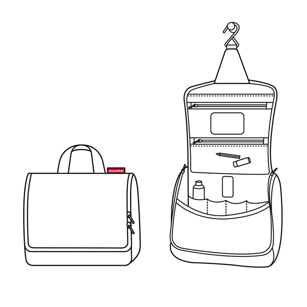 Сумка-органайзер toiletbag twist silver