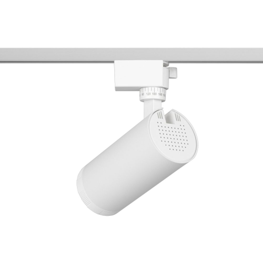 Трековый светильник однофазный ЭРА TR59-2040 WH светодиодный 20Вт 4000К белый
