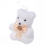 Елочные украшения «Медвежата» (набор 3 шт) 5*7 см, золото