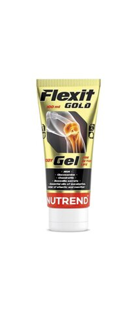 Nutrend Flexit Gold Gel - гель для тела, ускоряющий регенерацию после повышенных физических нагрузок /   100  ml  / GTIN 8594014860399