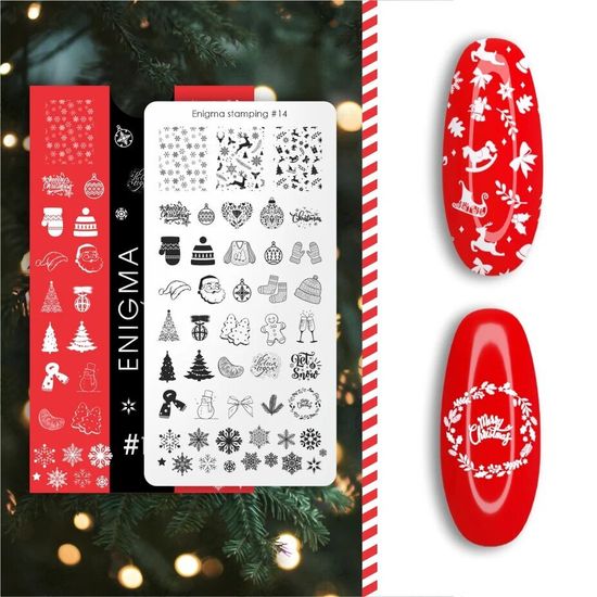 Пластина для стемпинга Enigma Stamping №14