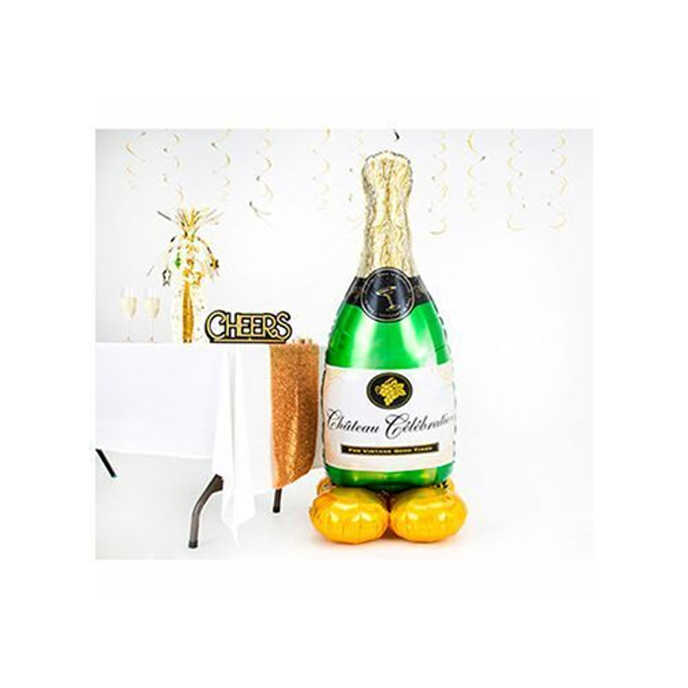 Шар напольный Шампанское, под воздух