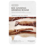 The Face Shop, Real Nature, маска для лица, красный женьшень, 1 шт., 20 г (0,70 унции)