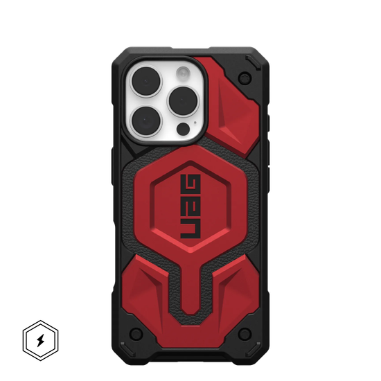 UAG Monarch Pro with MagSafe Series Case for Apple iPhone 16 Pro Crimson (Красный)