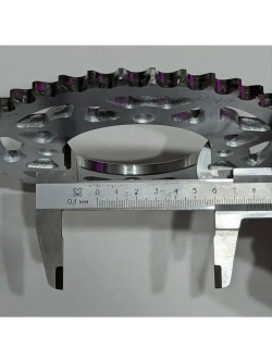 Звезда задняя ведомая для питбайка 428*41 (4x92х76)