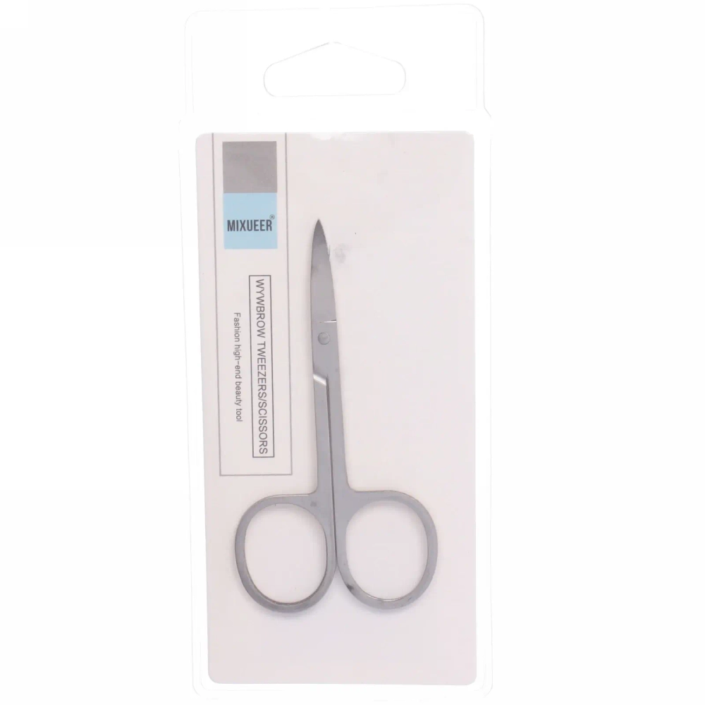 Ножницы маникюрные из нержавеющей стали «Ультрамарин», цвет серебро, 4*9см.