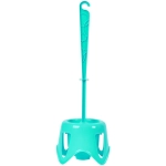 Набор туалетный ерш на подставке «Disco» аквамарин