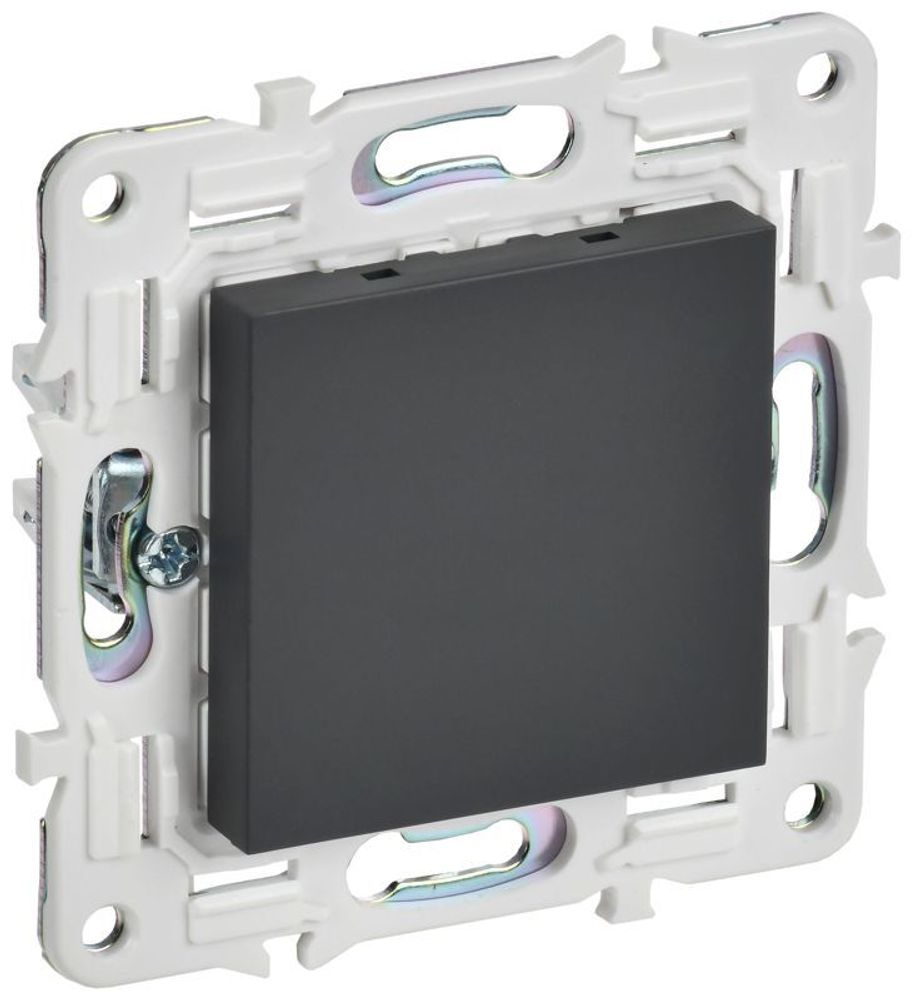 Заглушка с суппортом SKANDY SK-C01G графит IEK SK-PL10-K53 Заглушка с суппортом SKANDY SK-C01G графит IEK SK-PL10-K53