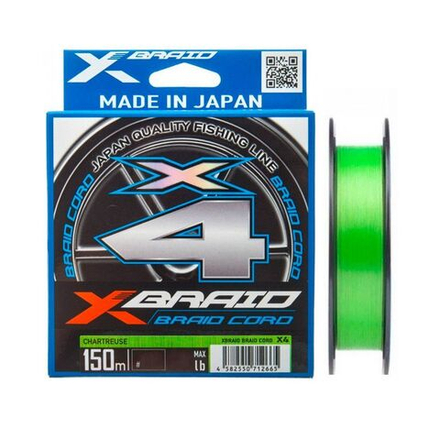 Плетёный шнур YGK X-Braid Braid Cord X4 #1.5/25lb 150m
