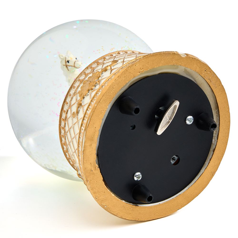 МУЗЫКАЛЬНАЯ СТАТУЭТКА "СНЕЖНЫЙ ШАР" 10Х10Х14 СМ