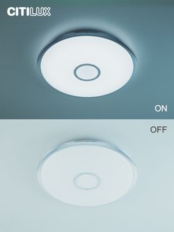Citilux Старлайт Смарт CL703A60G Умная люстра Хром