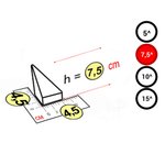 Элемент пирамидальный для GigaBloks Outdoor красный