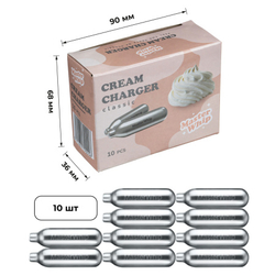 Баллончики для сифона для взбивания сливок (N2O) MasterWhip 30шт.