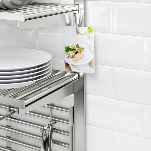 Подвесная рейка IKEA KUNGSFORS (КУНГСФОРС), Нержавеющая сталь, 80 см