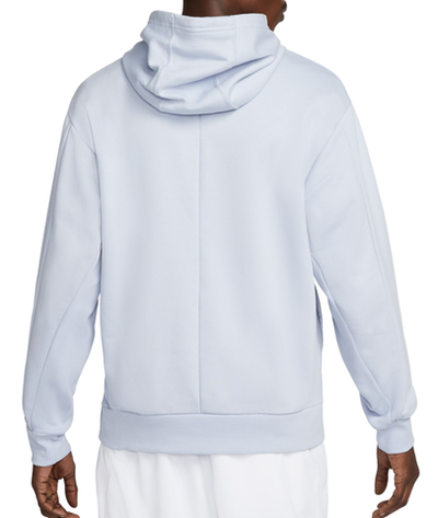 Мужская теннисная кофта Nike Court Fleece Tennis Hoodie - blue whisper