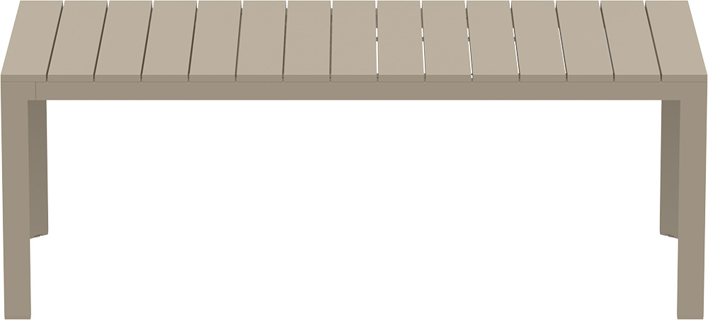 Стол пластиковый раздвижной Siesta Contract Atlantic Table 210/280, бежевый