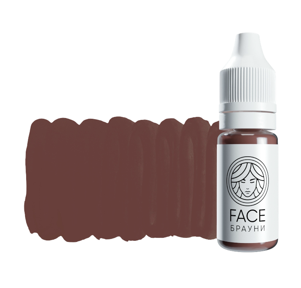 Перманентный пигмент FACE БРАУНИ, 6мл