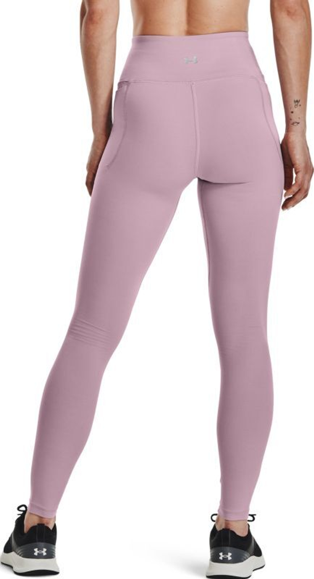 Леггинсы Under Armour Women's UA Meridian Ankle Leggings - mauve pink/metallic silver
