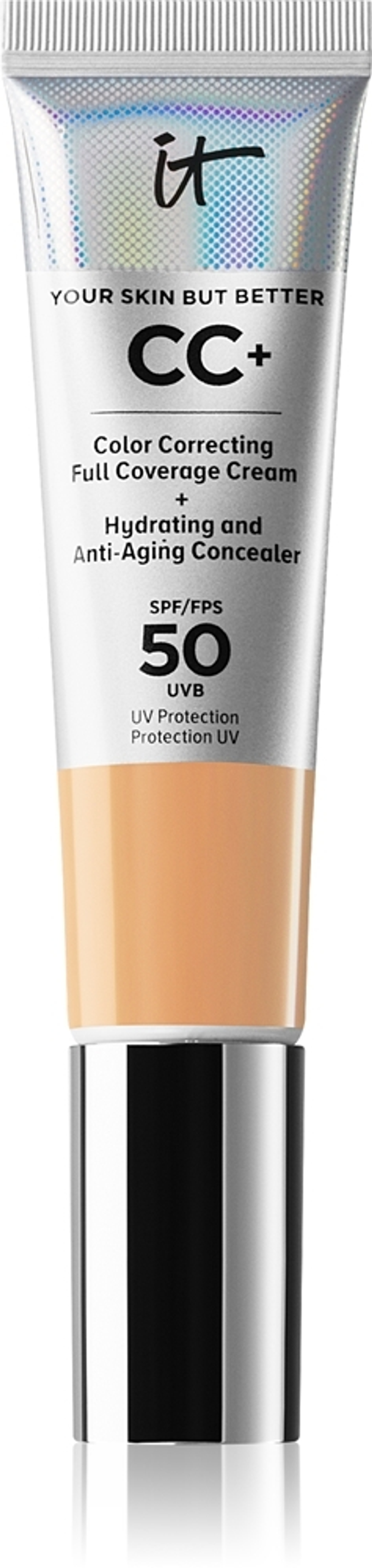 IT Cosmetics Your Skin But Better CC+ - Непрозрачная тональная основа SPF 50+, 32 ml