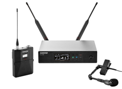SHURE QLXD14E/98H G51 радиосистема с поясным передатчиком и инструментальным микрофоном WB98H/C для духовых инструментов