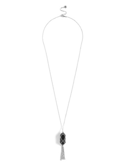 Сотуар "Crystal brush" с черным агатом