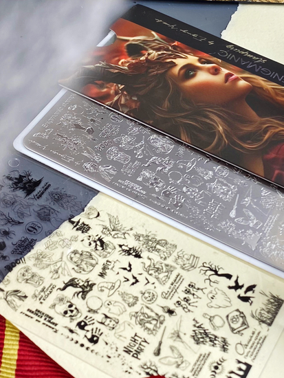 Пластина для стемпинга Enigmanic Stamping №034