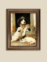 Картина интерьерная на холсте в раме 25*31 см