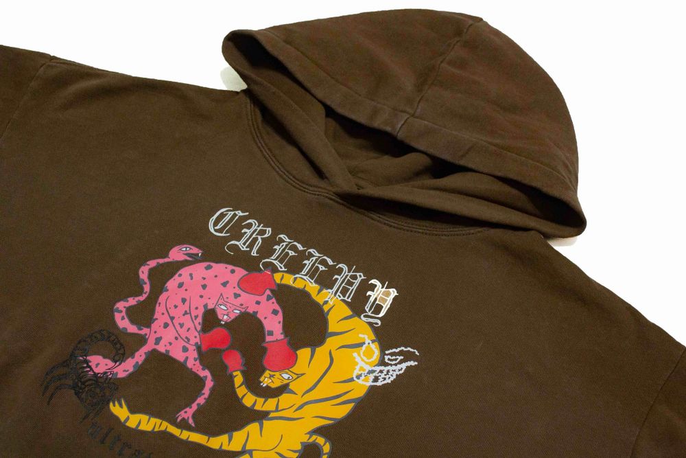 Худи Creepy Clothing Бокс коричневое