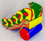 Надувной батут-горка "Кобра"