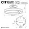 Потолочная светодиодная люстра Citilux Дуэт CL719741