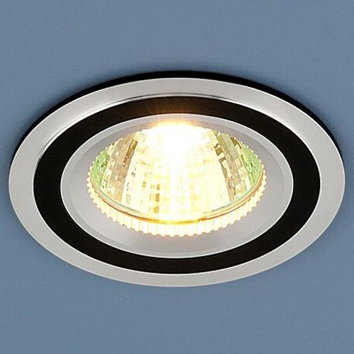 Встраиваемый светильник Elektrostandard 5305 MR16 CH/BK хром/черный