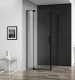 Душевой уголок Cezares Slider 90x90 SLIDER-AH-1-90-80/90-C-NERO профиль Черный матовый стекло прозрачное
