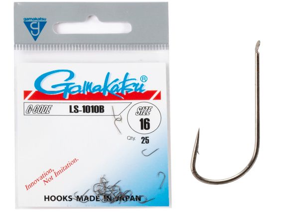 Крючки Gamakatsu LS-1010B HOOKS BRONZE разм. 16 25шт.