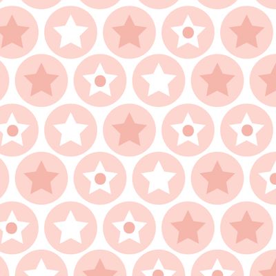 узор в горох и звезды ретро