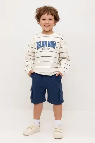 шорты  для мальчика  КР 400794/синий космос к566