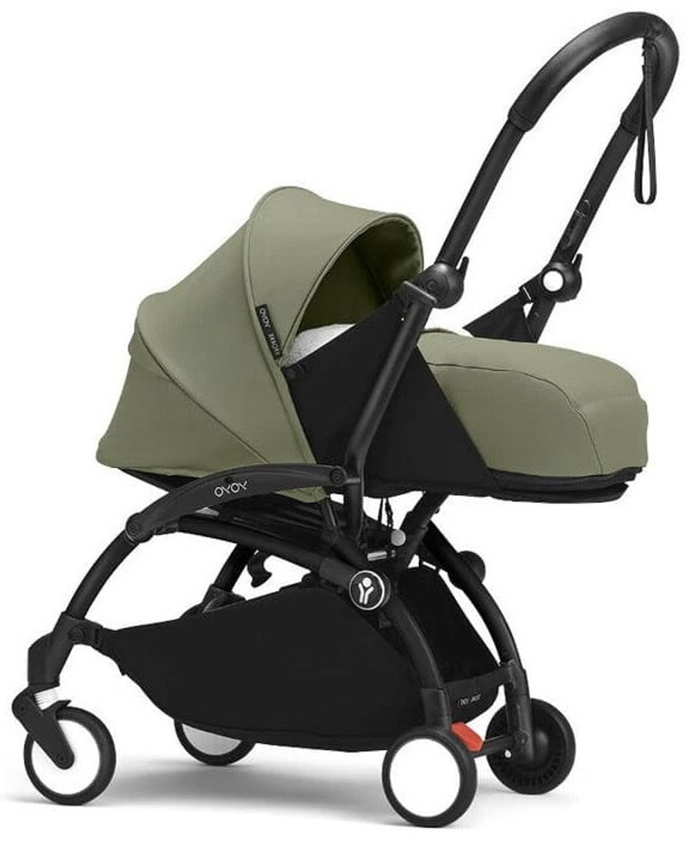 Коляска для новорожденных Stokke YOYO3 Newborn Pack 0+ рама чёрная Black Olive