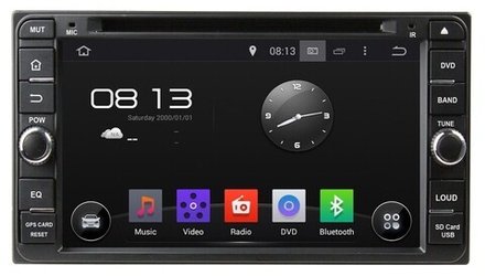 Магнитола для Toyota (200х100мм) - Carmedia MKD-6952-P6 на Android 10, 6-ТУРБО ядер, 4ГБ-64ГБ