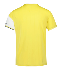 Мужская теннисная футболка Le Coq Sportif Tennis Pro T-Shirt SS 23 N°1 M - new optical white/jaune champion