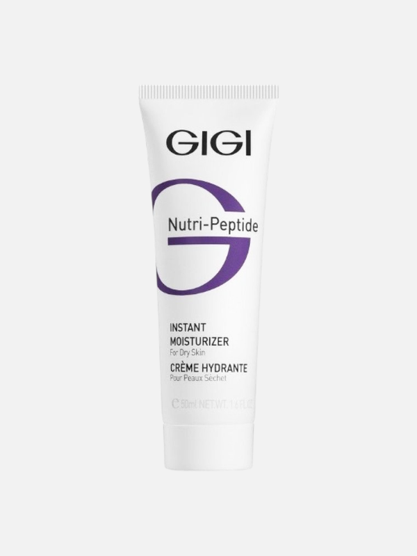 Пептидный крем мгновенное увлажнение для сухой кожи Instant Moisturizing for Dry Skin, Nutri-Peptide, GIGI, 50 мл