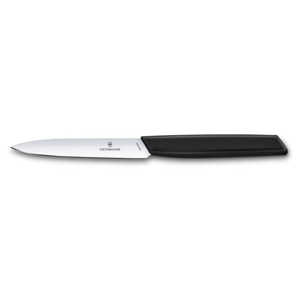 Нож кухонный Victorinox Swiss Modern (6.9003.10) стальной универсальный лезв.100мм прямая заточка че