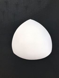 Чашечки треугольные белые 75 (А)