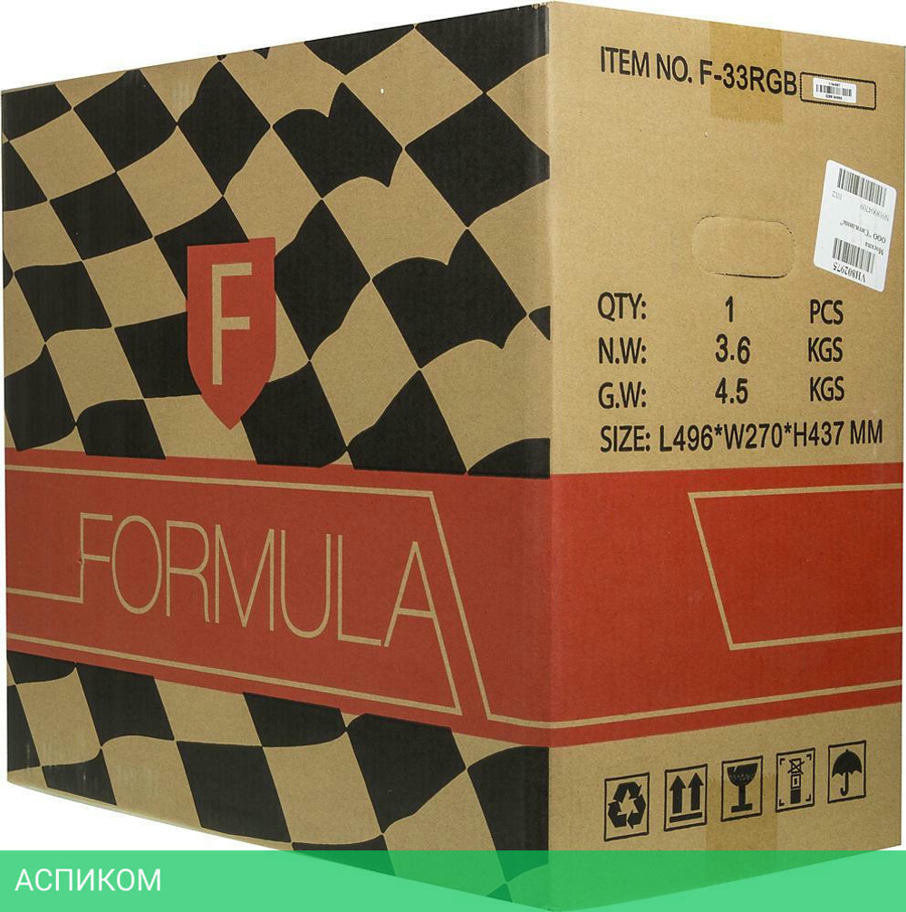 Корпус Formula V Line без БП черный (F-33RGB)