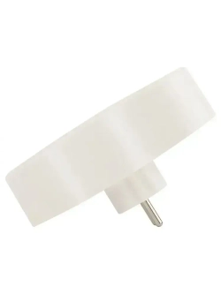 Тройник для розетки электрический Intro TR3e-W с заземлением 16А, белый