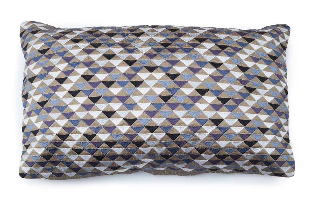 Подушка декоративная 30х50 Blanc Des Vosges Coctail Acier