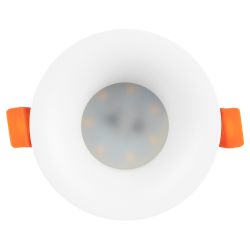 Светильник встраиваемый алюминиевый ЭРА KL96 WH под лампу MR16 GU5.3 белый