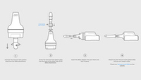 Адаптер для насадки-фаллоимитатора Kiiroo Keon Vac-U-Lock Dildo Adapter