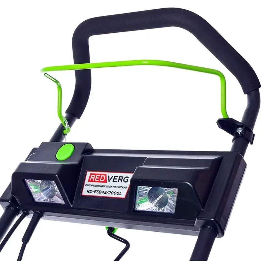 Redverg RD-ESB45/2000L снегоуборщик электрический 2000Вт, ширина 45 см, выброс 9 м