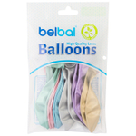 Шар латексный Glossy Набор 12 шт Хром 36 см (Ассорти)