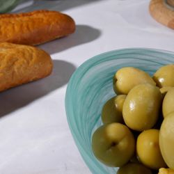 Салатник 320 мл d 12 см h7 см   косой матовое стекло P.L. Proff Cuisine [6]