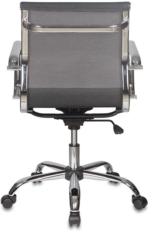 Кресло руководителя Бюрократ CH-993-Low черный M01 сетка низк.спин. крестов. металл хром